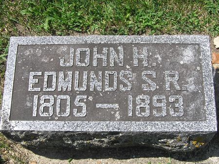 EDMINDS, JOHN H. SR. - Delaware County, Iowa | JOHN H. SR. EDMINDS 