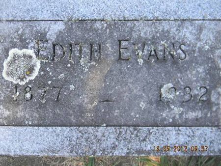 EVANS, EDITH - Delaware County, Iowa | EDITH EVANS 