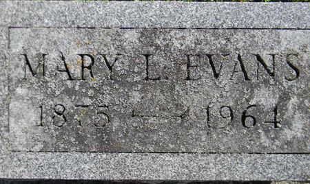 EVANS, MARY L. - Delaware County, Iowa | MARY L. EVANS 