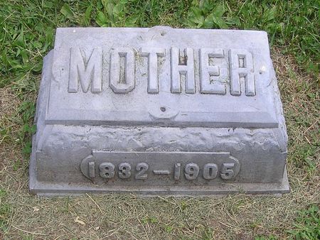 EVANS, MOTHER - Delaware County, Iowa | MOTHER EVANS 