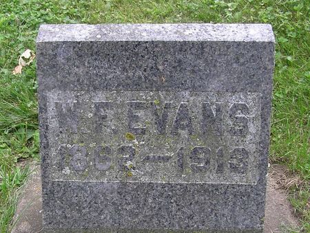 EVANS, W.F. - Delaware County, Iowa | W.F. EVANS 
