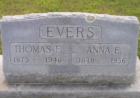 EVERS, THOMAS F. - Delaware County, Iowa | THOMAS F. EVERS 