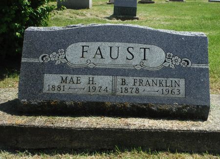 FAUST, MAE H. - Delaware County, Iowa | MAE H. FAUST 
