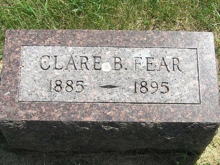 FEAR, CLARE B. - Delaware County, Iowa | CLARE B. FEAR 