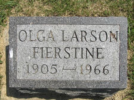 FIERSTINE, OLGA - Delaware County, Iowa | OLGA FIERSTINE 