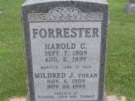 FORRESTER, MILDRED J. - Delaware County, Iowa | MILDRED J. FORRESTER 