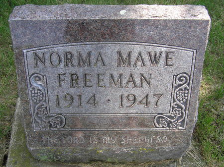 MAWE FREEMAN, NORMA - Delaware County, Iowa | NORMA MAWE FREEMAN 