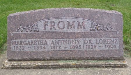 FROMM, MARGARETHA - Delaware County, Iowa | MARGARETHA FROMM 