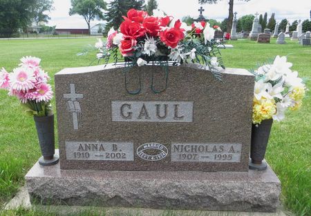 GAUL, ANNA B. - Delaware County, Iowa | ANNA B. GAUL 