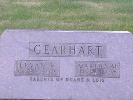 GEARHART, ERVAN W. - Delaware County, Iowa | ERVAN W. GEARHART 