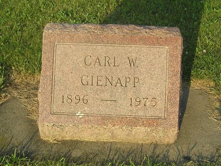 GIENAPP, CARL - Delaware County, Iowa | CARL GIENAPP 