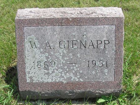 GIENAPP, W. A. - Delaware County, Iowa | W. A. GIENAPP 