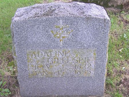GILLESPIE, ADALINE - Delaware County, Iowa | ADALINE GILLESPIE 