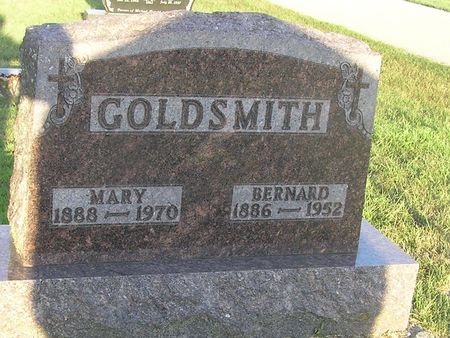 GOLDSMITH, MARY - Delaware County, Iowa | MARY GOLDSMITH 