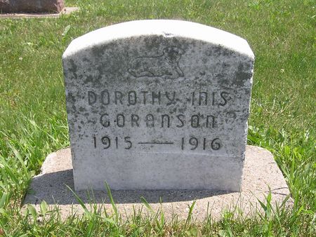 GORANSON, DOROTHY INIS - Delaware County, Iowa | DOROTHY INIS GORANSON 