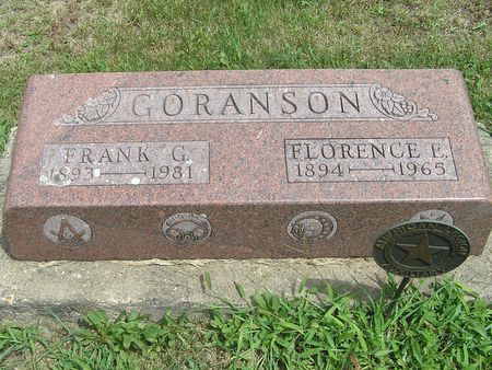 GORANSON, FLORENCE F. - Delaware County, Iowa | FLORENCE F. GORANSON 