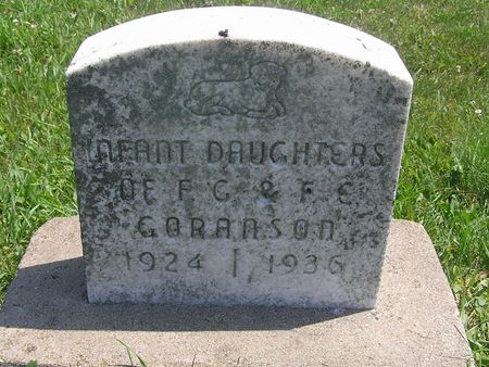 GORANSON, INFANT - Delaware County, Iowa | INFANT GORANSON 