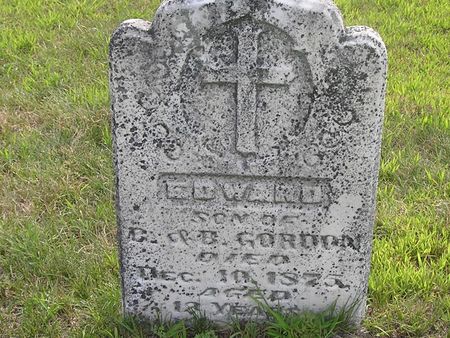 GORDON, EDWARD - Delaware County, Iowa | EDWARD GORDON 