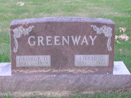GREENWAY, LILLIE G. - Delaware County, Iowa | LILLIE G. GREENWAY 