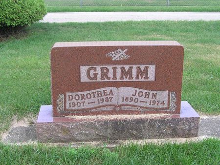GRIMM, DOROTHEA - Delaware County, Iowa | DOROTHEA GRIMM 