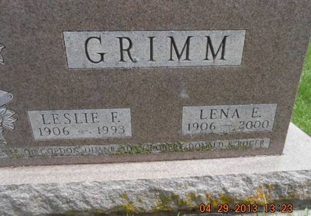 GRIMM, LESLIE F. - Delaware County, Iowa | LESLIE F. GRIMM 