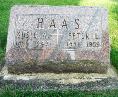 HAAS, SUSIE AGNES - Delaware County, Iowa | SUSIE AGNES HAAS 