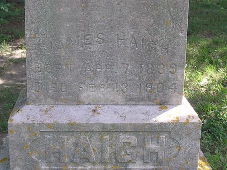 HAIGH, JAMES - Delaware County, Iowa | JAMES HAIGH 