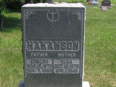 HAKANSON, ELSA - Delaware County, Iowa | ELSA HAKANSON 