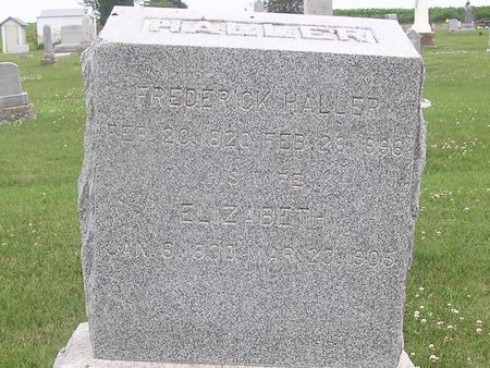 HALLER, FREDERICK - Delaware County, Iowa | FREDERICK HALLER 