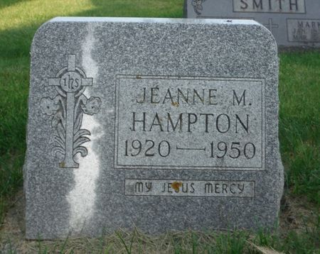 HAMPTON, JEANNE M. - Delaware County, Iowa | JEANNE M. HAMPTON 