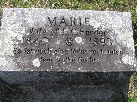 HARDER, MARIE - Delaware County, Iowa | MARIE HARDER 