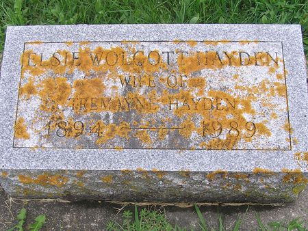 WOLCOTT HAYDEN, ELSIE - Delaware County, Iowa | ELSIE WOLCOTT HAYDEN 
