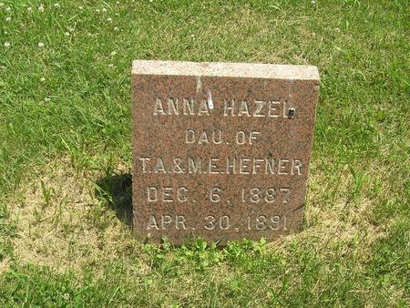 HEFNER, ANNA HAZEL - Delaware County, Iowa | ANNA HAZEL HEFNER 