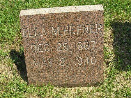 HEFNER, ELLA M. - Delaware County, Iowa | ELLA M. HEFNER 