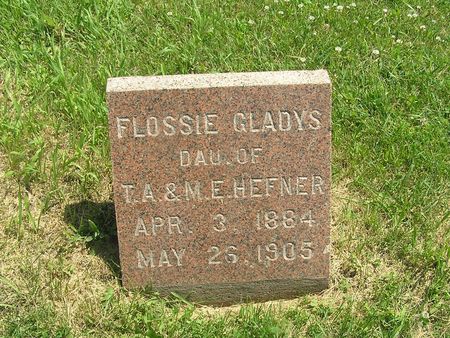 HEFNER, FLOSSIE GLADYS - Delaware County, Iowa | FLOSSIE GLADYS HEFNER 