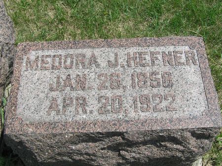 HEFNER, MEDORA J. - Delaware County, Iowa | MEDORA J. HEFNER 