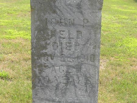 HELD, JOHN P. - Delaware County, Iowa | JOHN P. HELD 