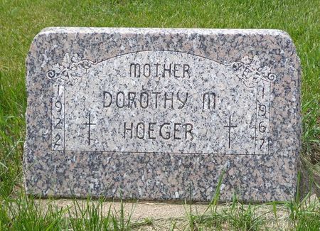 HOEGER, DOROTHY M. - Delaware County, Iowa | DOROTHY M. HOEGER 