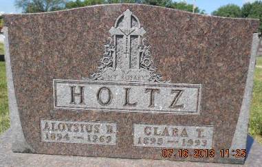 HOLTZ, ALOYSIUS BENEDICT - Delaware County, Iowa | ALOYSIUS BENEDICT HOLTZ 