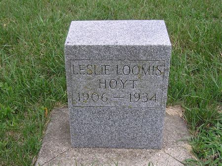 HOYT, LESLIE LOOMIS - Delaware County, Iowa | LESLIE LOOMIS HOYT 