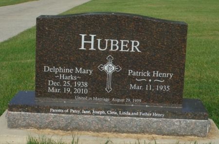 HUBER, DELPHINE MARY - Delaware County, Iowa | DELPHINE MARY HUBER 