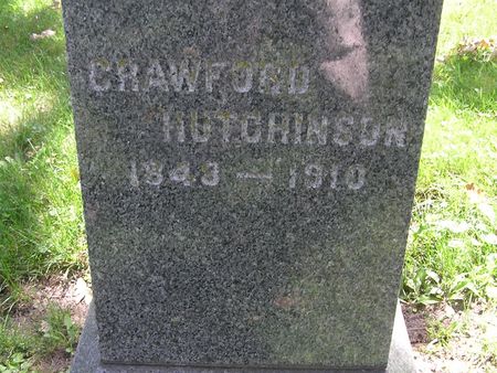 HUTCHINSON, CRAWFORD - Delaware County, Iowa | CRAWFORD HUTCHINSON 