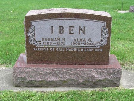 SMITH IBEN, ALMA - Delaware County, Iowa | ALMA SMITH IBEN 