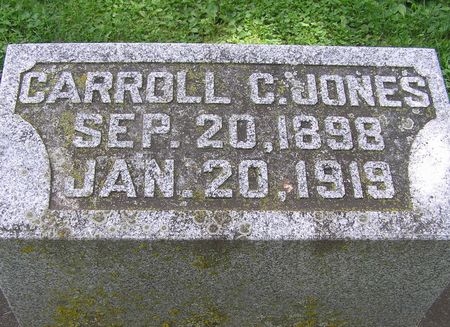 JONES, CARROLL - Delaware County, Iowa | CARROLL JONES 
