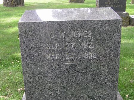JONES, D. W. - Delaware County, Iowa | D. W. JONES 