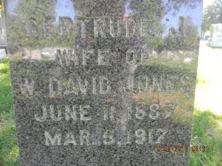JONES, GERTRUDE J. - Delaware County, Iowa | GERTRUDE J. JONES 