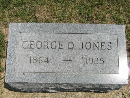 JONES, GEORGE D. - Delaware County, Iowa | GEORGE D. JONES 