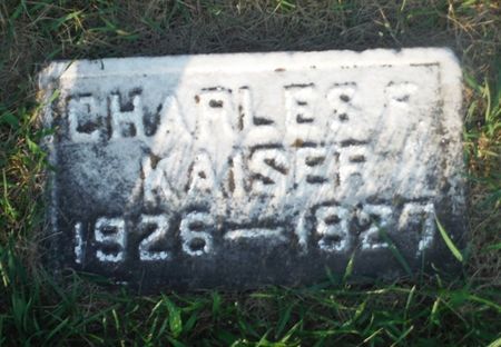 KAISER, CHARLES P. - Delaware County, Iowa | CHARLES P. KAISER 