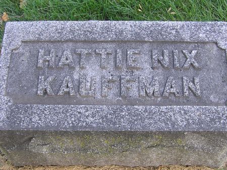 KAUFFMAN, HATTIE - Delaware County, Iowa | HATTIE KAUFFMAN 
