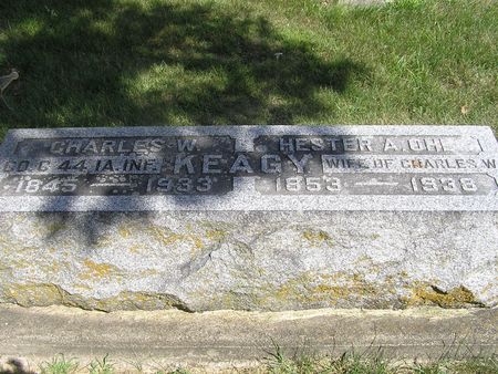 OHL KEAGY, HESTER A. - Delaware County, Iowa | HESTER A. OHL KEAGY 